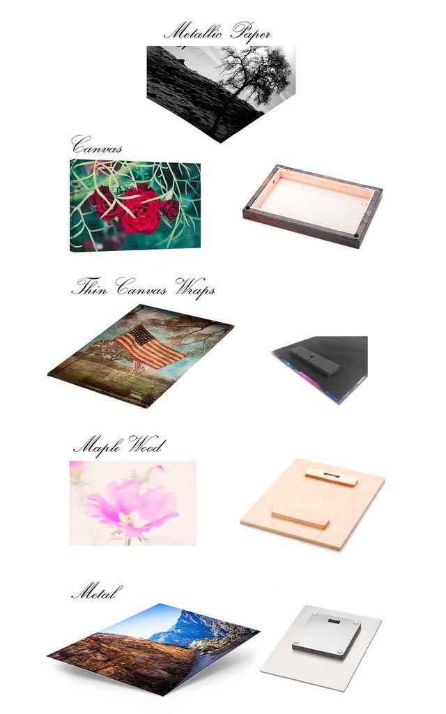 Dolores Herrera Photography Dolores Herrera Photography - Fine Art Prints - A Beautiful View of a Granite Rock in Cedar Grove, in Kings Canyon National Park, California, USA (Maple Wood, 20x30)