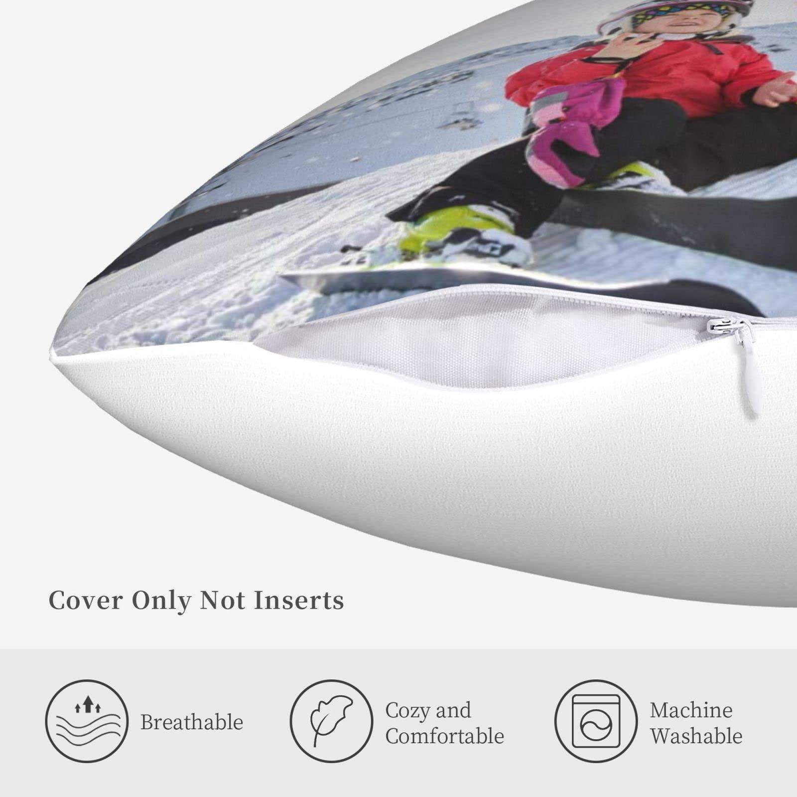 mamz mamz Personalized Pillow Case Design with Photo Text Customize Throw Pillowcase Cushion Covers Custom Pet Marry Sweethearts Love Photo Pillow Two-Sides Printed-20x20IN-Khaki