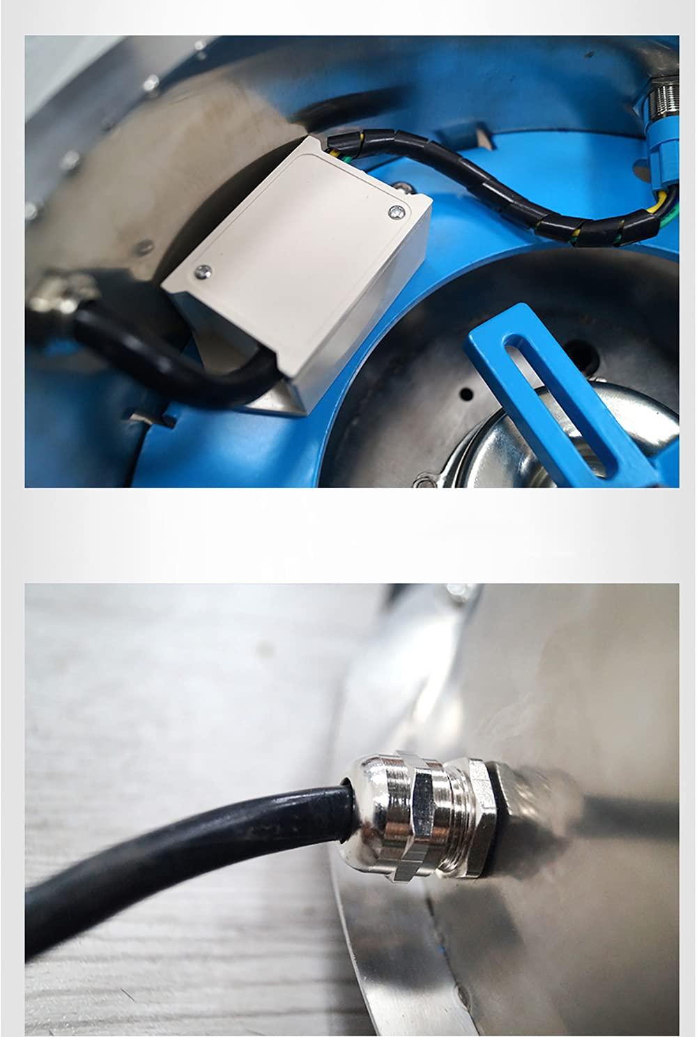 iDili Electric Vibrating Sieving Machine Powder Screening Machine 304 Stainless Steel Lab Sieve Shaker Vibrating Screen 1350N/MIN (60 Mesh)