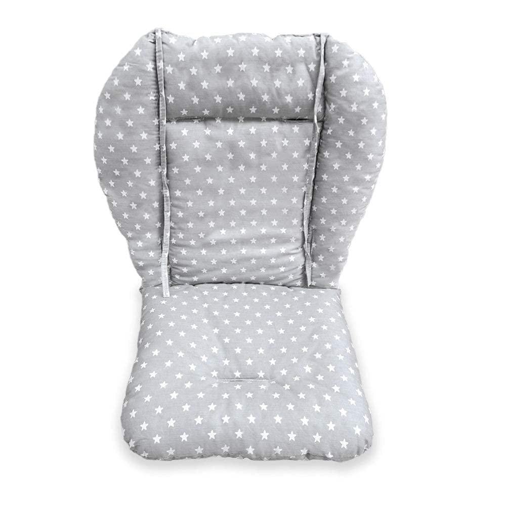 Kocpudu High Chair Cushion,High Chair Pad with 5-Point high Chair Belt
