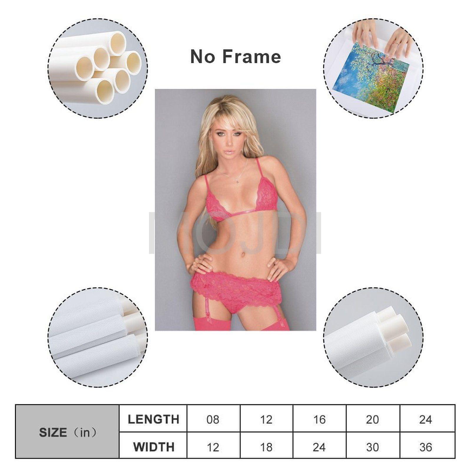 MOJDI MOJDI Sexy Sara Jean Underwood Poster (9) Canvas Painting Wall Art Poster for Bedroom Living Room Decor 20x30inch(50x75cm) Unframe-style