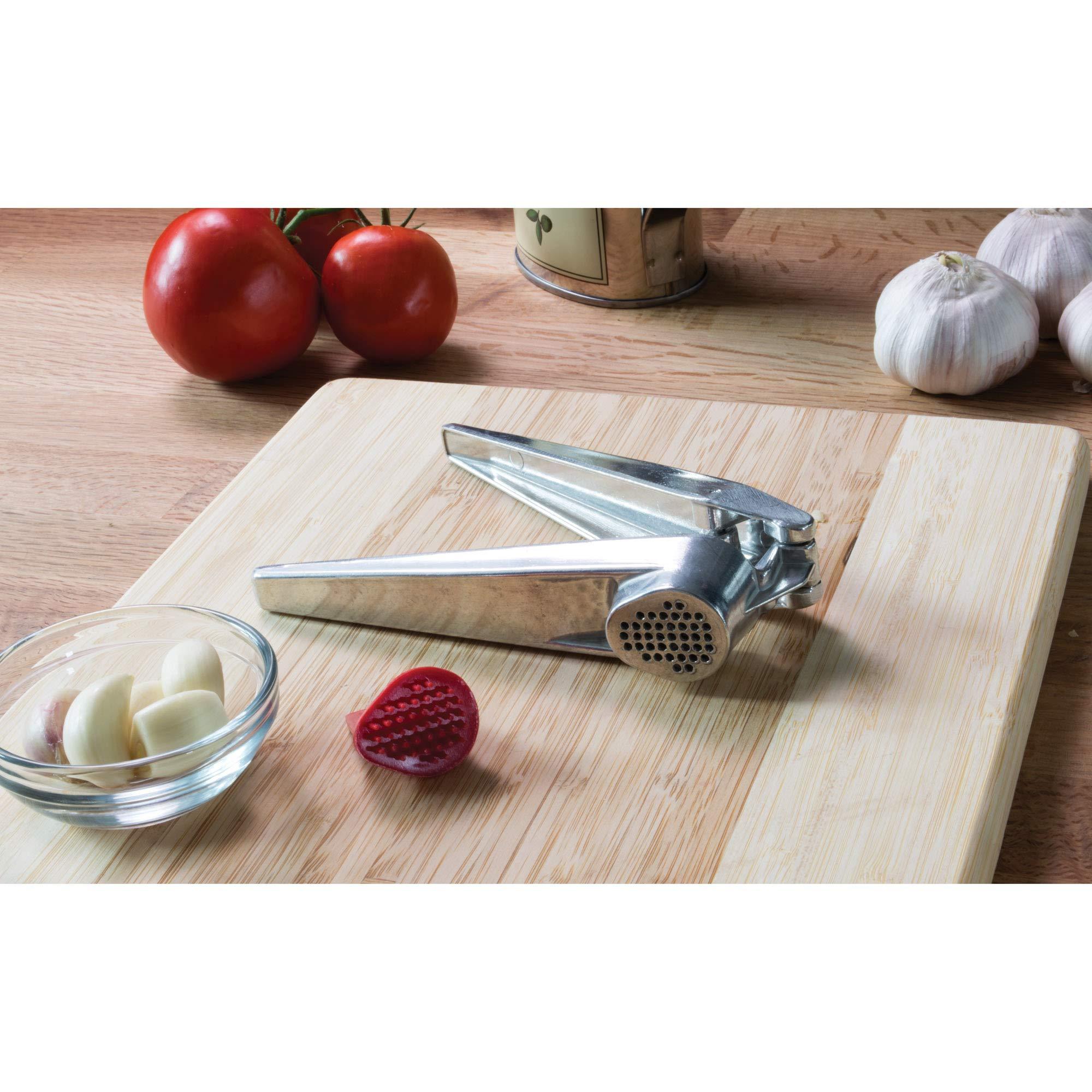 Fante's Fantes No-Peel, Self Cleaning Garlic Press, 6.25 x 1-Inches, the Italian Market Original since 1906