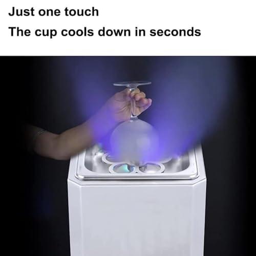 oiakus oiakus Co2 Glass Froster, Glass Chiller for Cups and Glasses, Instant Drink Chiller for Cocktail, Beer, Mixed Drinks, Wine Glass Chiller for Bar, Restaurant, Kitchen