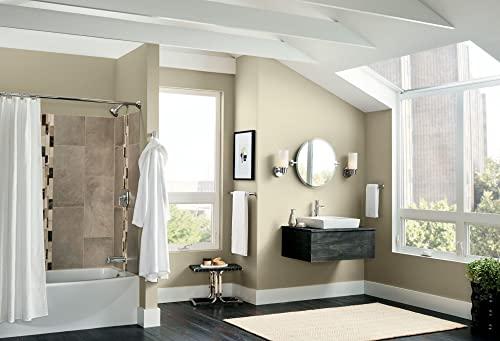 Moen Moen Genta Chrome Modern 24-Inch Wall Mount -Towel Holder Bathroom Single -Towel Bar, BH3824CH