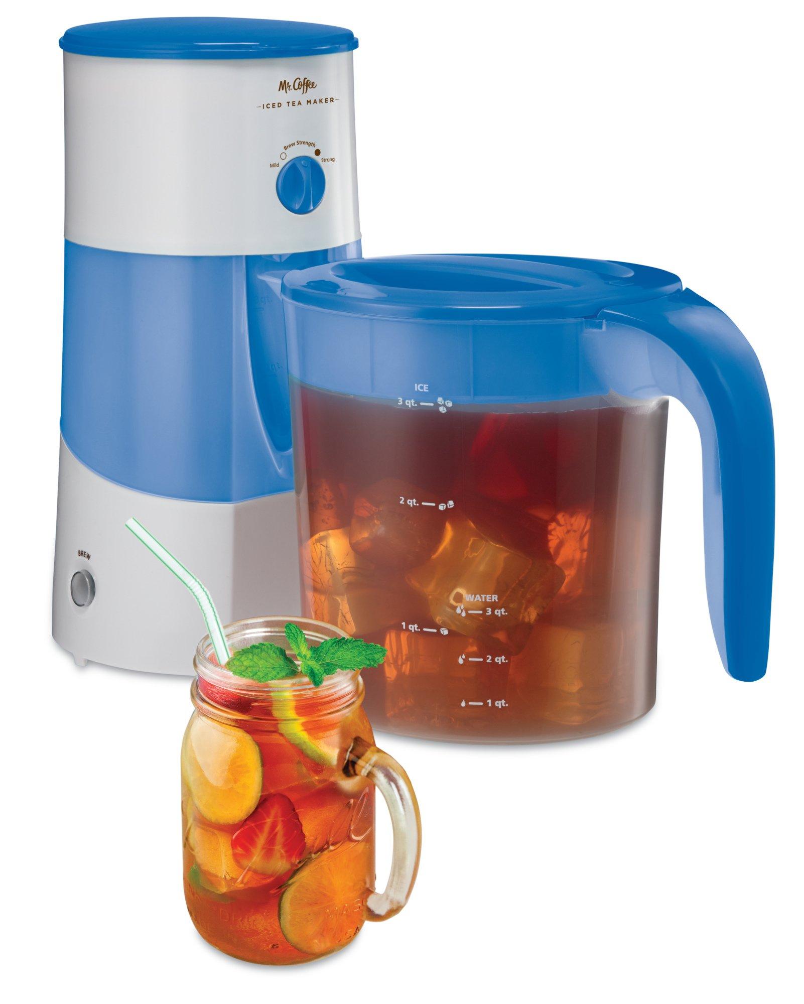 Mr. Coffee Mr. Coffee 3-Quart Iced Tea and Iced Coffee Maker, Blue