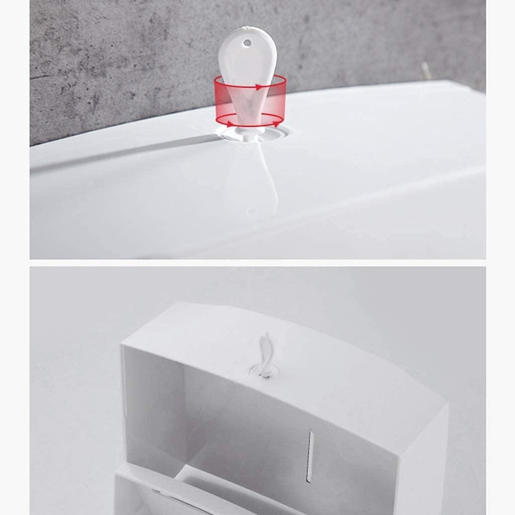 HYffUUOP HYffUUOP Tissue Dispenser Paper Towel Dispenser Wall-Mounted Free Punching Hand Towel Dispenser Commercial Papetowel Holders Waterproof Easy to Use