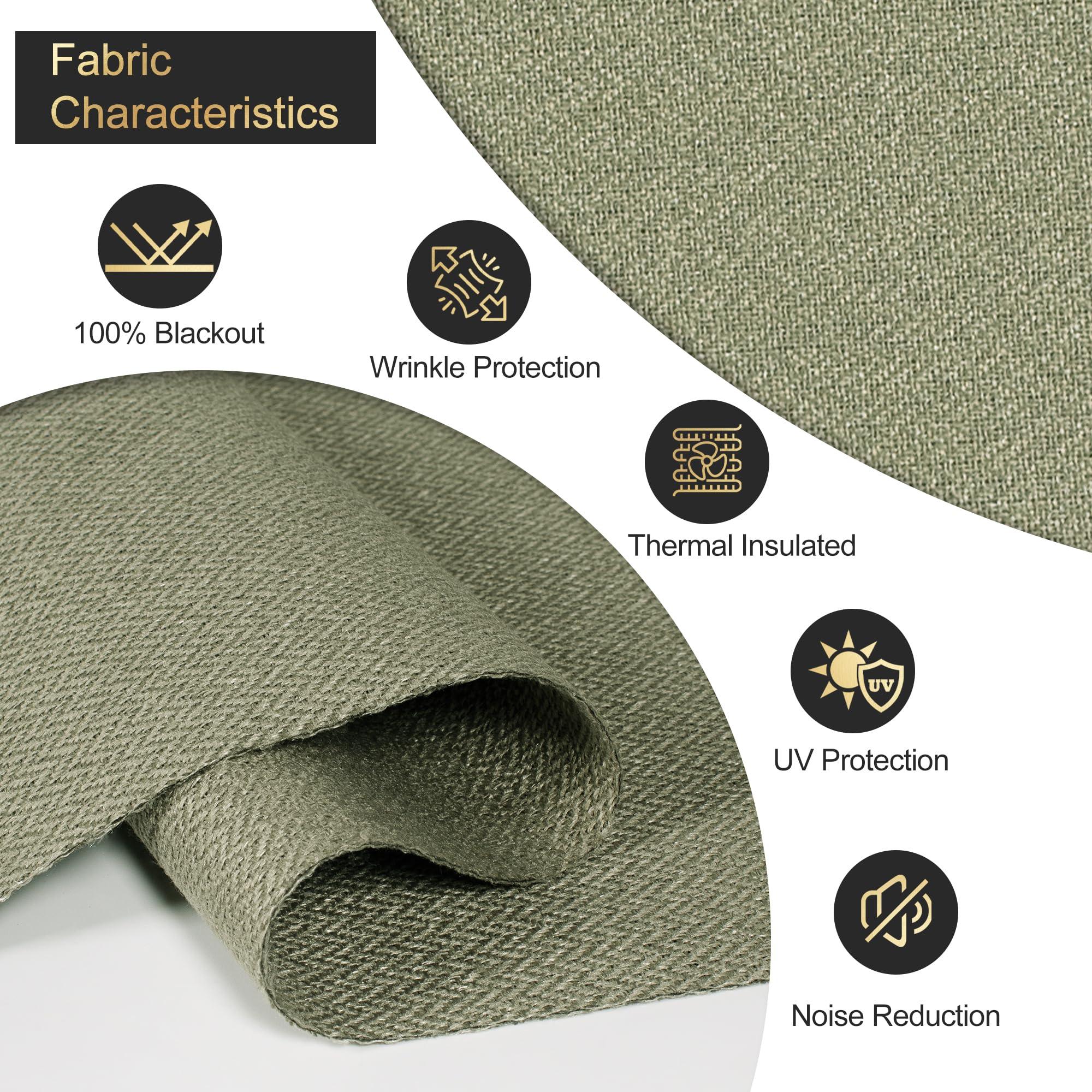 BERISSA BERISSA No Tool No Drill Blackout Roman Shades for Windows,Cordless Roman Blinds,Room Darkening Shades,Pull Down Window Shades for Home Office.Easy to Install.Light Green.60 W x 72" H