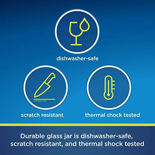 Oster Oster Blender 6-Cup Glass Jar, Lid, Black and clear