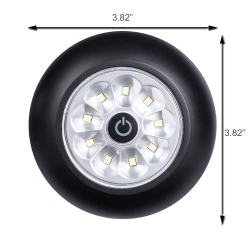 LIGHT IT! LIGHT IT! by Fulcrum, 30015-303 9-LED Anywhere Light XB, Black, Single Pack