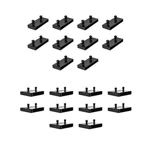 The Bed Slats Company 63mm Bed Slat Holders Kits Bundles for Metal Beds 40 Sides and 20 Centres