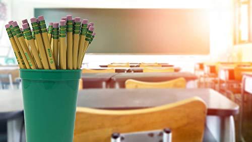 Rolling Sands Rolling Sands 16 oz. Reusable Plastic Stadium Cups, 8 Pack, Made in USA, BPA-Free Dishwasher Safe Tumblers, Teal