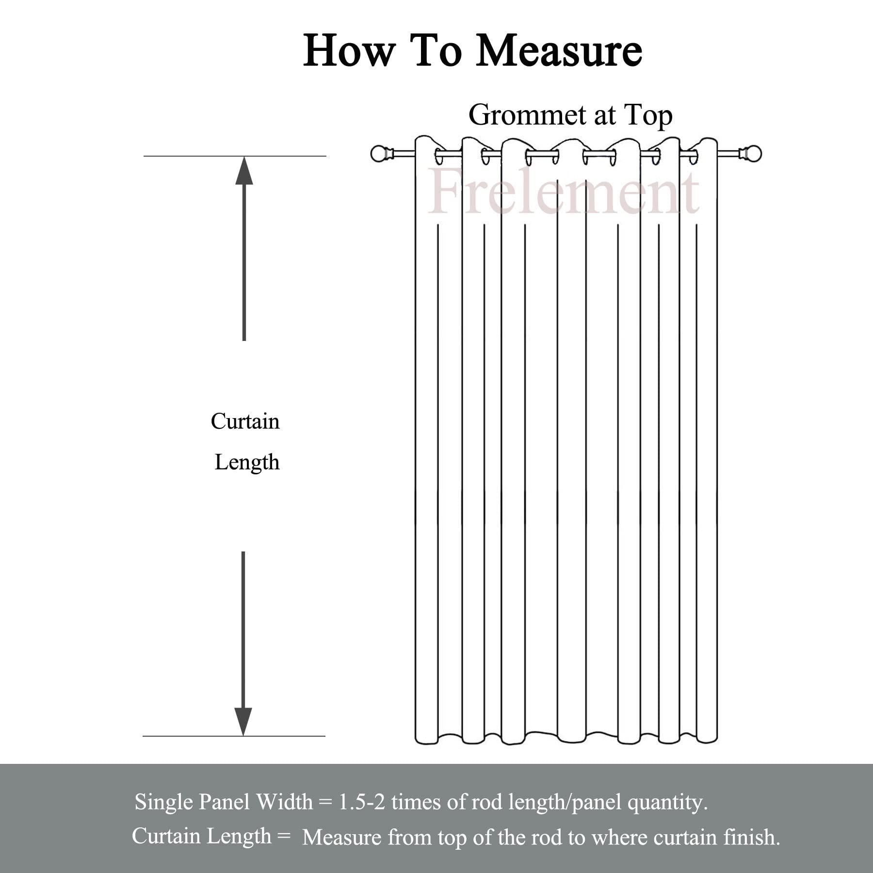 Frelement Frelement 52" W x 108" L Extra Long Curtains 108 inch Room Darkening Curtains Natural Linen Curtains Grommet Drapery Panel for Living Room Thermal Insulated Curtains, 1 Panel, Oasis