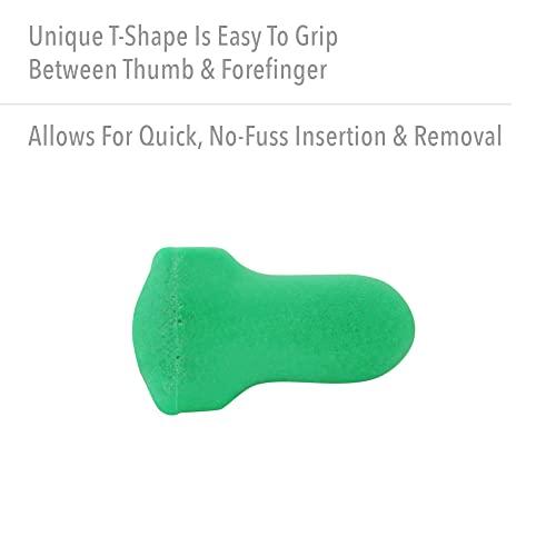 HOWARD LEIGHT Howard Leight by Honeywell Maximum Lite Low Pressure Disposable Foam Earplugs, 200-Pairs (LPF-1), Green