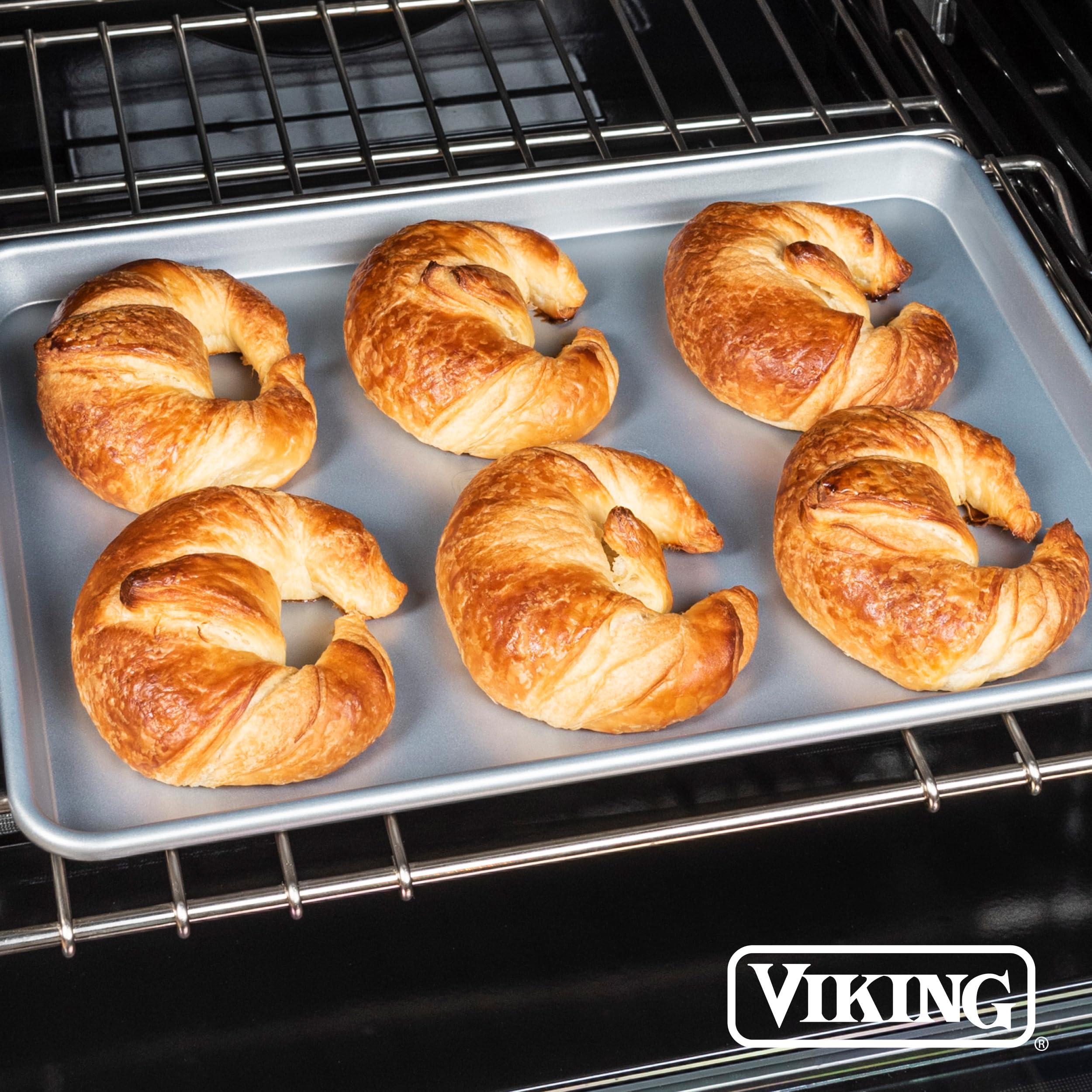 VIKING Viking Culinary Nonstick Baking Sheet 3 Piece Set, Large, Medium & Small, Aluminized Steel, 0.8. mm Gauge