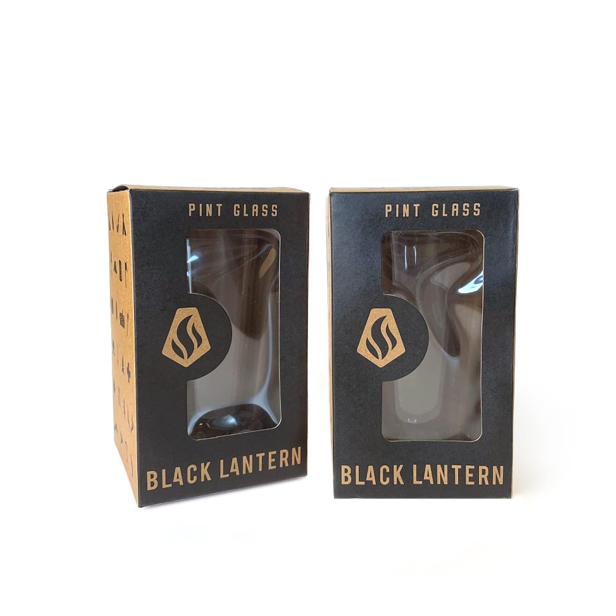 Black Lantern Black Lantern Themed Pint Glasses National Park Designs for Craft Beer Enthusiasts and Home Bars - (Set of Two 16oz. Glasses) Unique Everyday Drinking Glasses & Glassware Set of 2 (Canyonlands)