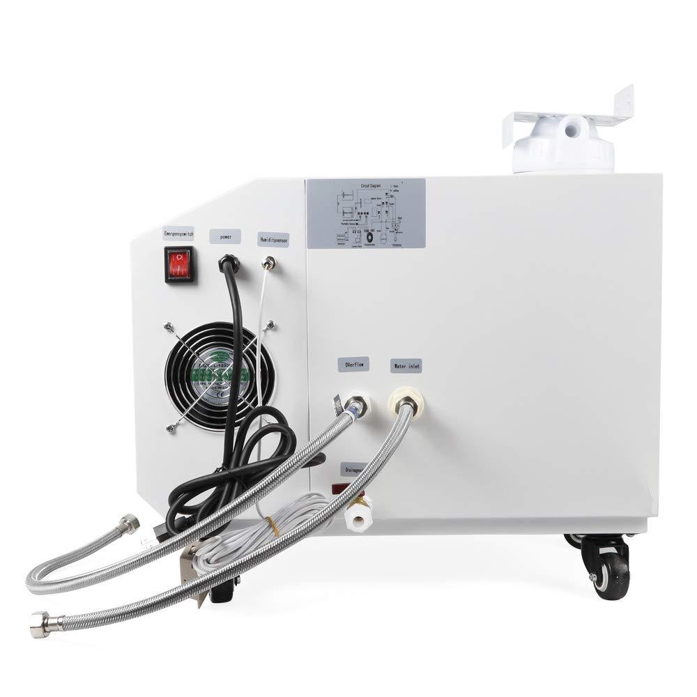 YUTOUB Ultrasonic Humidifier Commercial Industrial Portable Continuous Cool Fog Maker Commercial Industrial Humidifier Humidistat and Remote Sensor Humidistat and Remote Sensor Grow Room, Garden