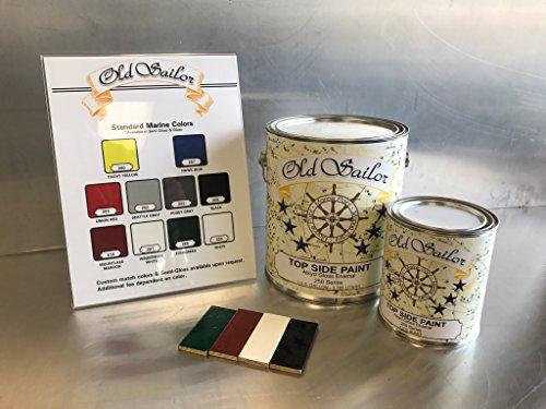 DALY'S WOOD FINISHING PRODUCTS Daly's Old Sailor Alkyd Gloss Enamel Marine and Industrial Paint, Yacht Yellow, 1 Gallon