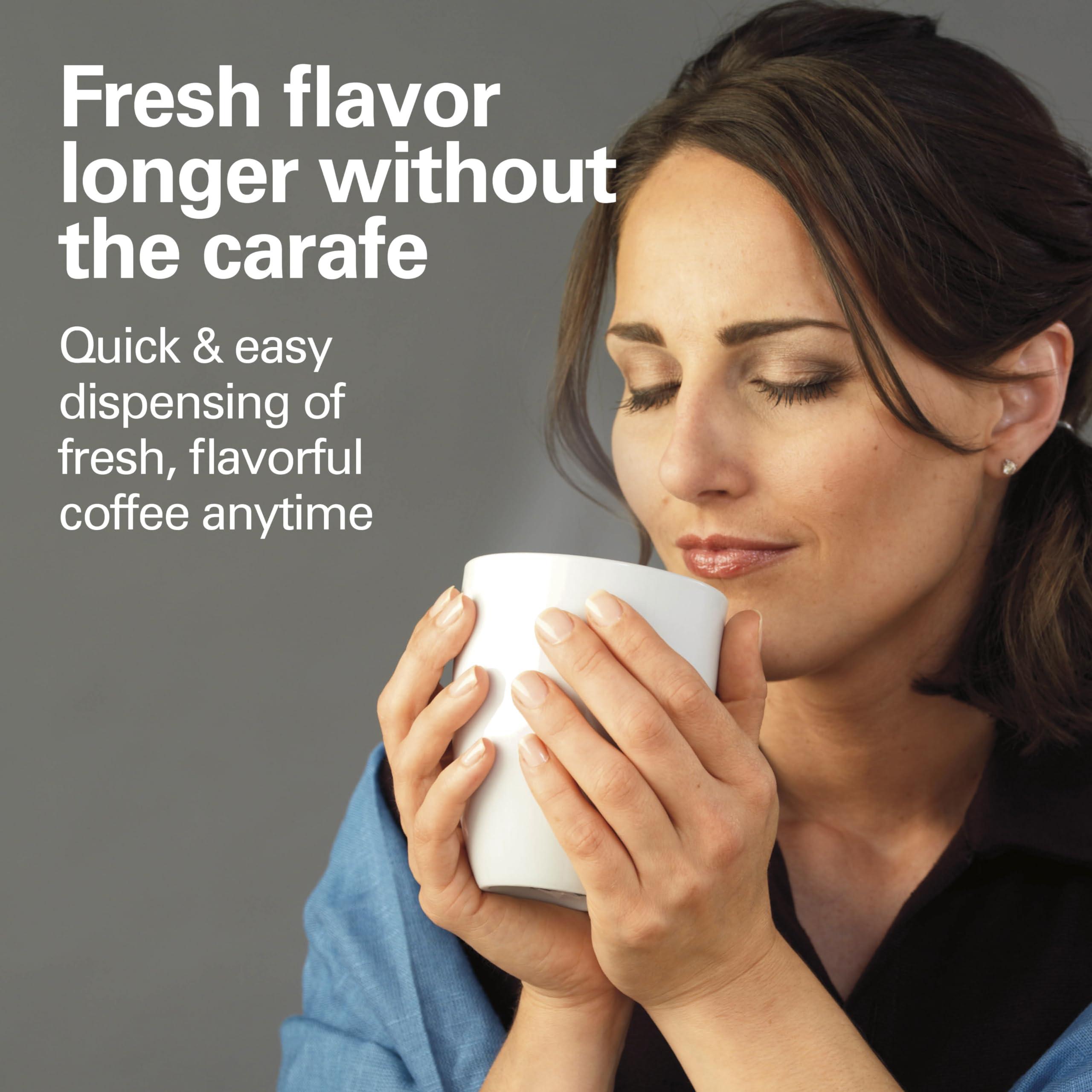 Hamilton Beach Hamilton Beach (47950) Coffee Maker with 12 Cup Capacity & Internal Storage Coffee Pot, Brewstation, Black/Stainless Steel