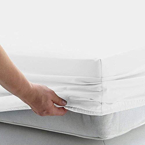 USA Bedding USA Bedding Authentic 1500 Thread Count Series Heavy Quality Full Sheet Set 100% Egyptian Cotton Sheet Set Full Size- Fit Up 15\" Inch to 18\" Inch Deep Pocket Striped (White)