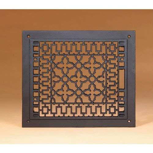 Minuteman International Minuteman International Cast Iron Floor Grate Grille, Black