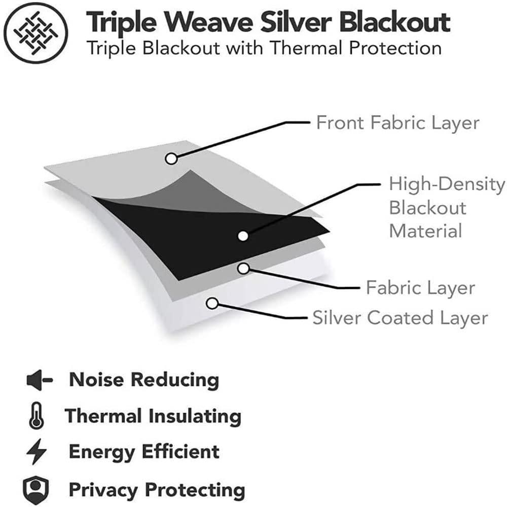 LIGUTARS Shading Curtain, Forest Decor Window Curtains Bedroom Short, Leafless Crown of Trees with Clear Air Harmonic, Camouflage Curtains, 72 x 108 Inch, Curtain Panels For Living Room Bedroom, Brown