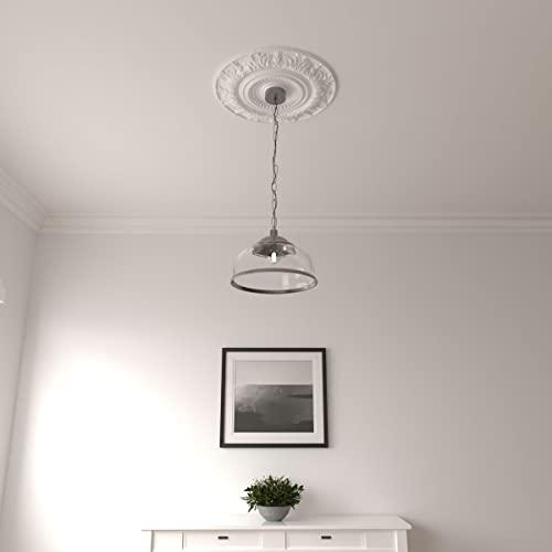 Ekena Millwork Ekena Millwork CM20BX Biddix Ceiling Medallion, 20 7/8"OD x 1 1/4"P (Fits Canopies up to 7 1/2"), Factory Primed