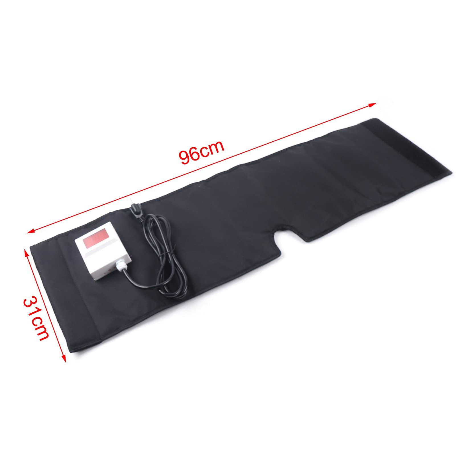 Gdrasuya10 5 Gallons Honey Heater with Carbon Fiber Heating Wire, 110V Honey Heating Blanket Barrel Heater Temperature Control Bucket Heating Belt Coverage 460 Square Inches, 400W