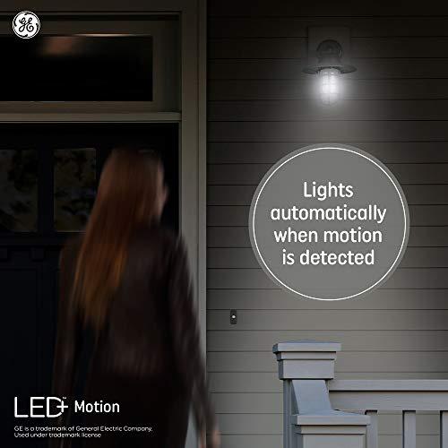 GE GE Lighting LED+ Outdoor Security Flood Light Bulb with Motion Sensor, Warm White, Dusk to Dawn Setting, Medium Base, 90 Watt Replacement, 1 Count (Pack of 1)