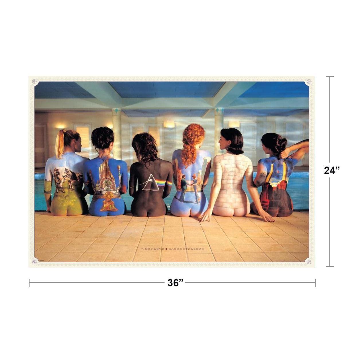 Pink Floyd Pyramid International \"Back Catalogue Pink Floyd Maxi Poster, Multi-Colour, 61 x 91.5 x 1.3 cm