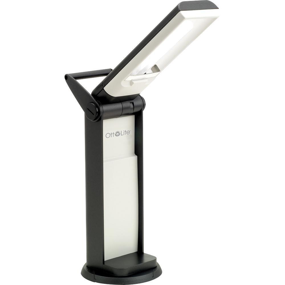 OttLite OttLite L139AB 13 Watt Desk Lamp with Swivel Base, Black