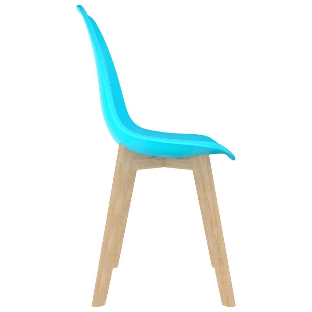 CHARMMA CHARMMA Dining Chairs 2 pcs Blue Plastic