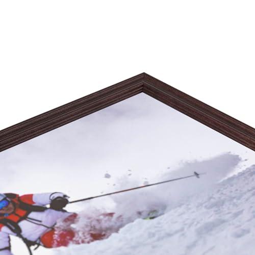 ArtToFrames ArtToFrames 7x35 inch Cherry Stain on Hard Maple Wood Picture Frame, 2WOM0066-60823-YCHY-7x35