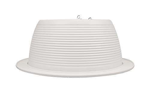 NICOR Lighting NICOR Lighting 6 inch White Recessed Baffle Trim, Fits 6 inch Housings (17511)