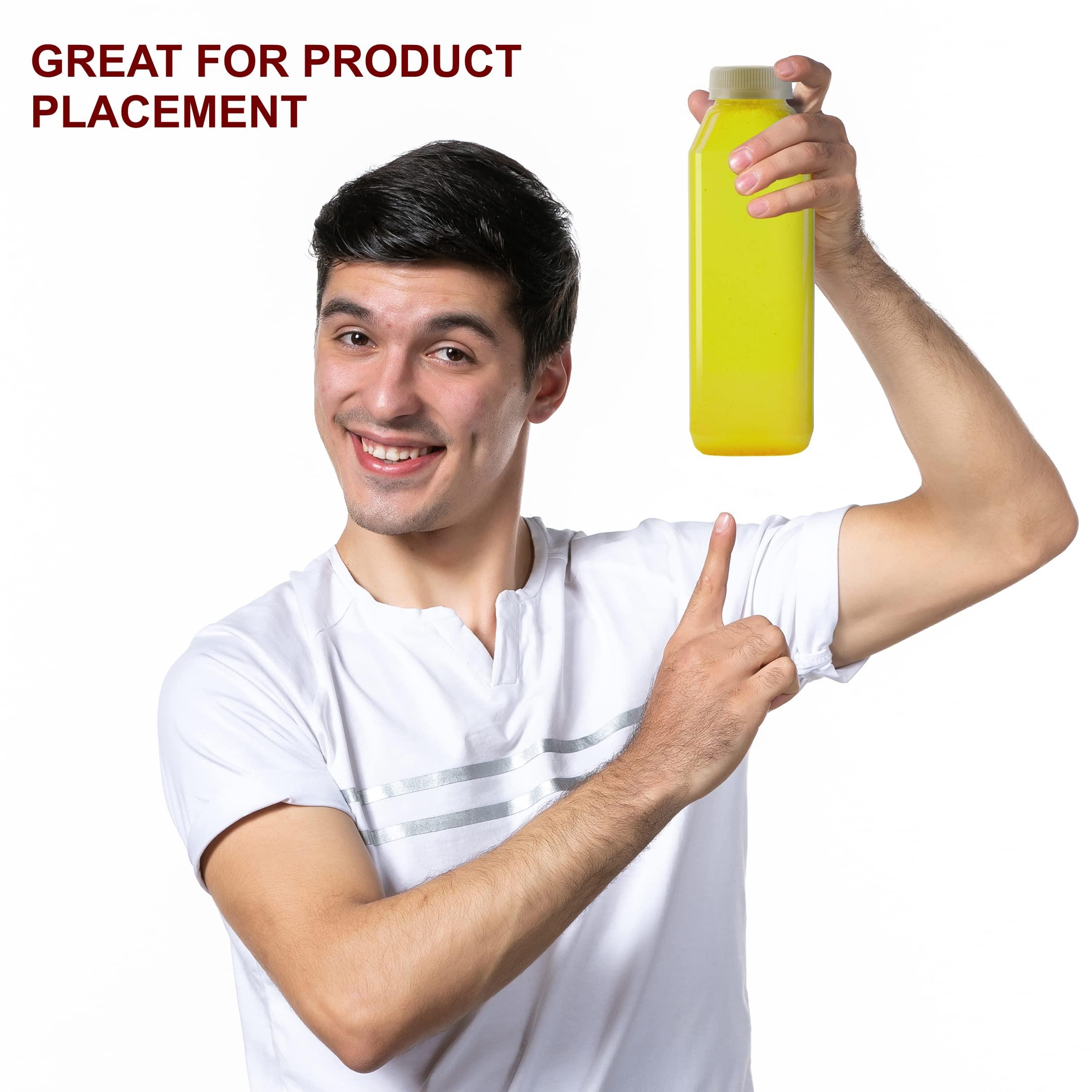 EcoQuality [30 PACK] Empty Clear Plastic Juice Bottles with Tamper Evident Caps 12 OZ - Smoothie Bottles - Ideal for Juices, Milk, Smoothies, Picnic\'s and even Meal Prep by EcoQuality Juice Containers