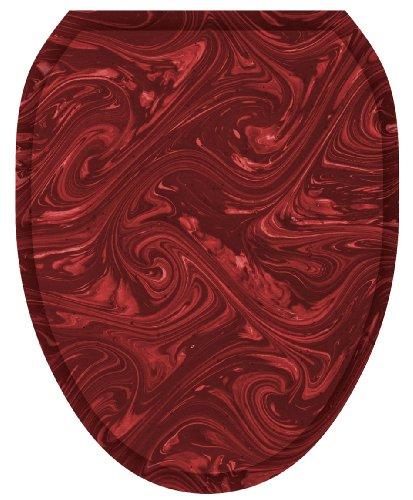 Toilet Tattoos Toilet Tattoos, Toilet Seat Cover Decal,Bordeaux, Size Elongated