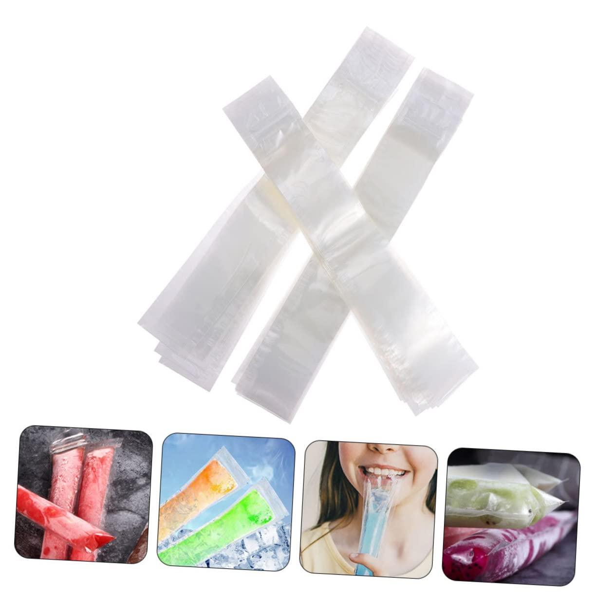 ULDIGI ULDIGI Reusable Popsicle Holders Ice Popsicles Bags 80Pcs Ice Lolly Packing Bags for Home Use