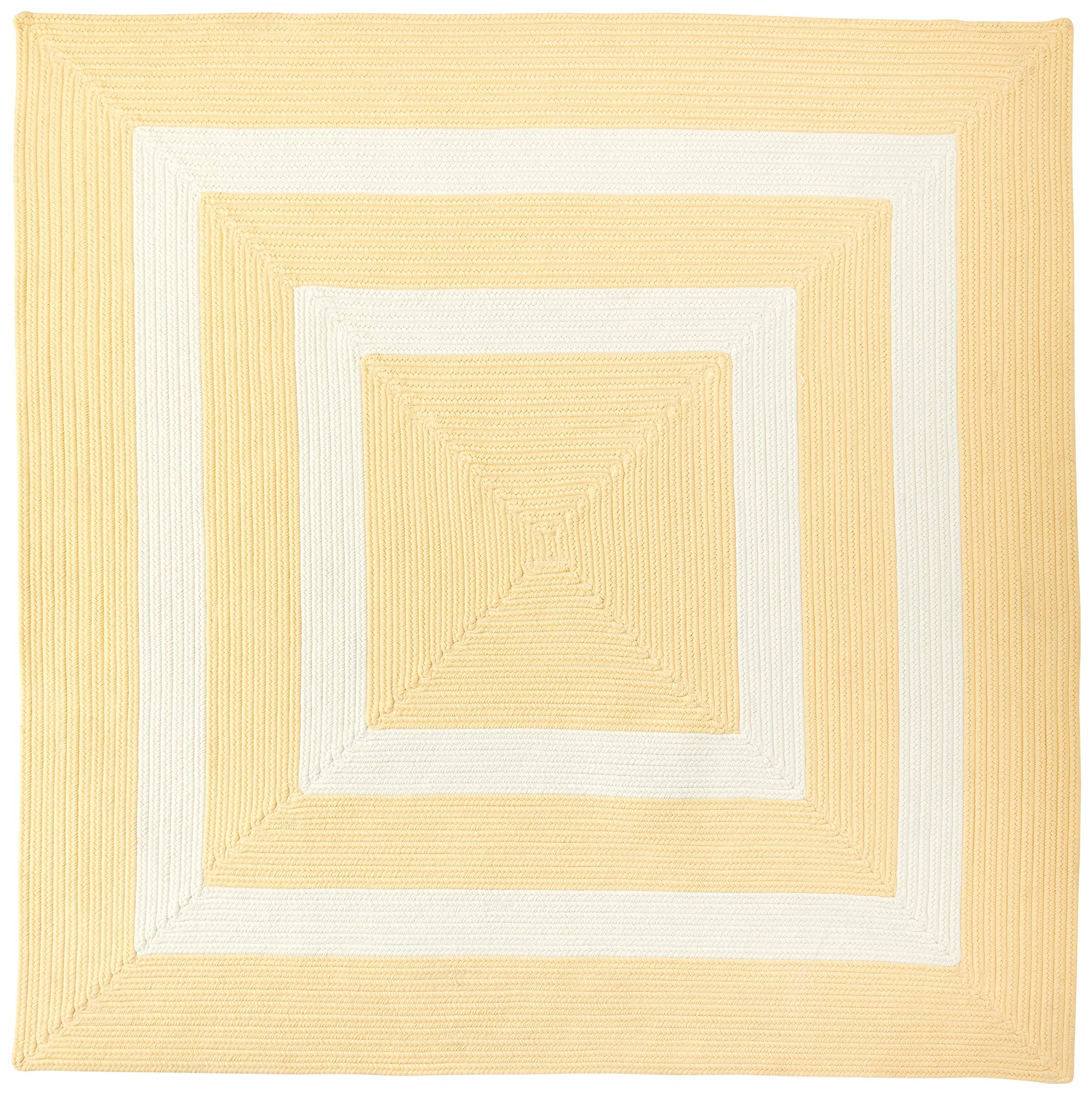 Colonial Mills La Playa Rugs, 12' x 12' Square, Sun Yellow