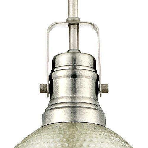 Westinghouse Lighting Westinghouse 6345500 One-Light Mini Pendant Hammered Brushed Nickel Finish