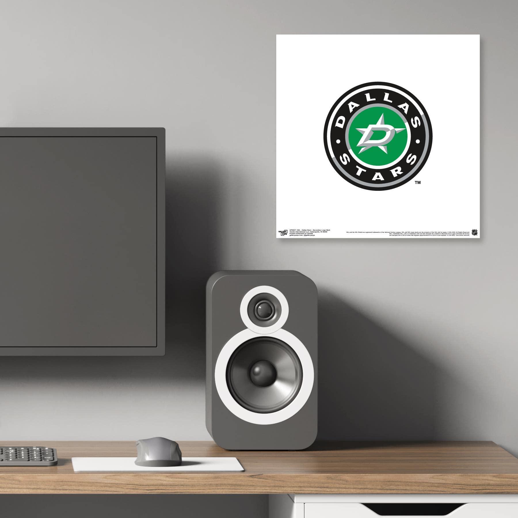 Trends International Trends International Gallery Pops NHL Dallas Stars - Secondary Logo Mark Wall Art Wall Poster, 12\" x 12\", Unframed Version
