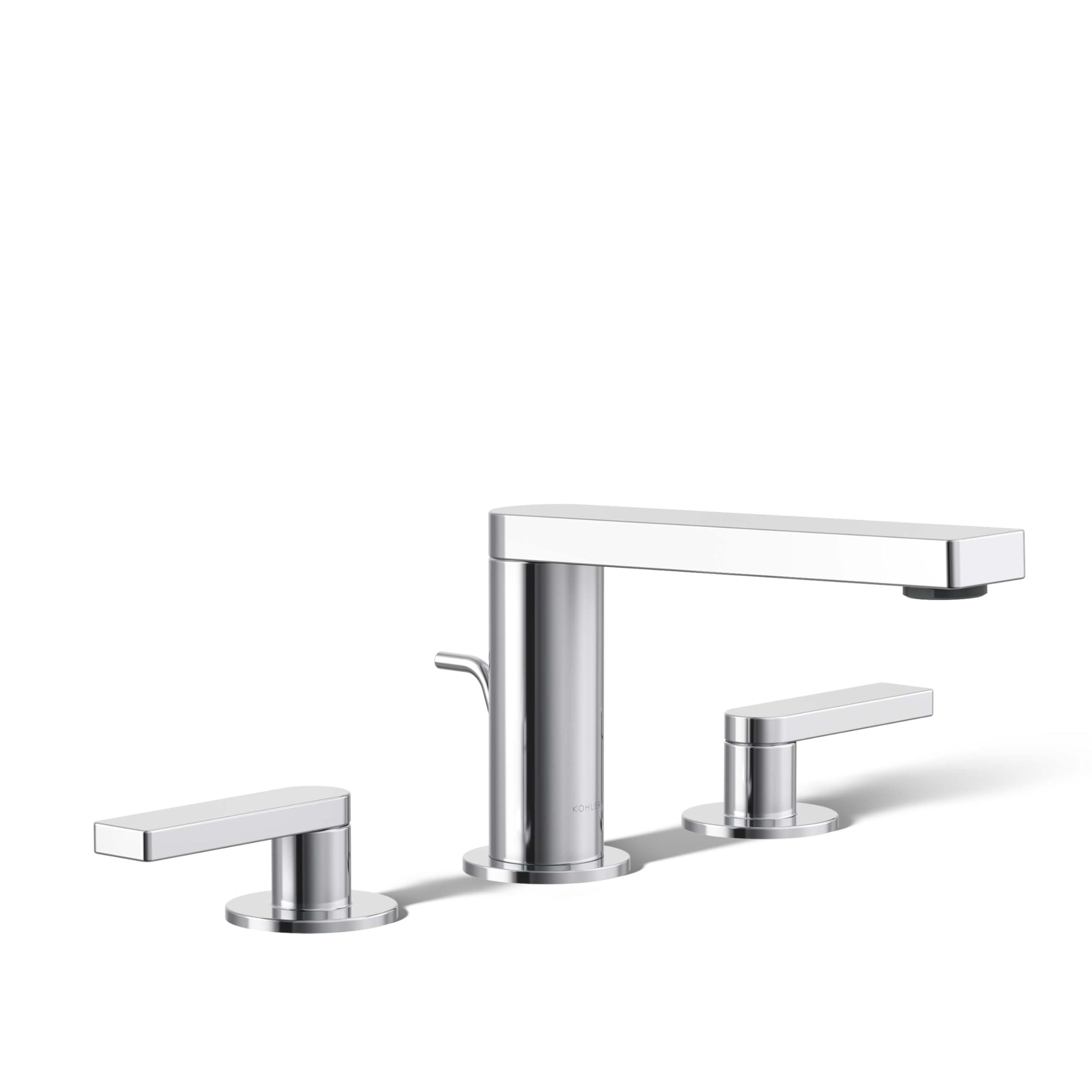 Kohler Composed Widespread bathroom sink faucet with lever handles