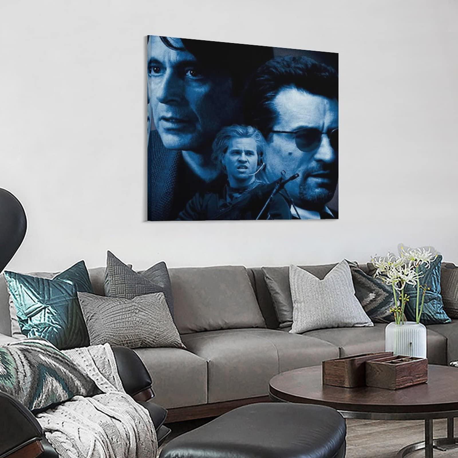 HAUHAU Heat Movie Poster (22) Wall Art Poster Scroll Canvas Painting Picture Living Room Decor Home Framed/Unframed 28x28inch(70x70cm)