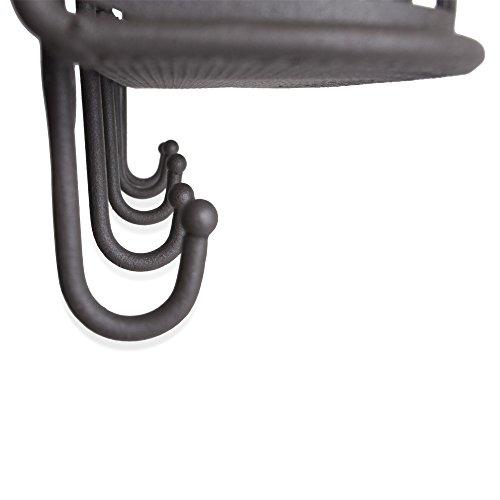 DII DII Wall Mounted Mail, Letter & Key Holder, Gray, Medium