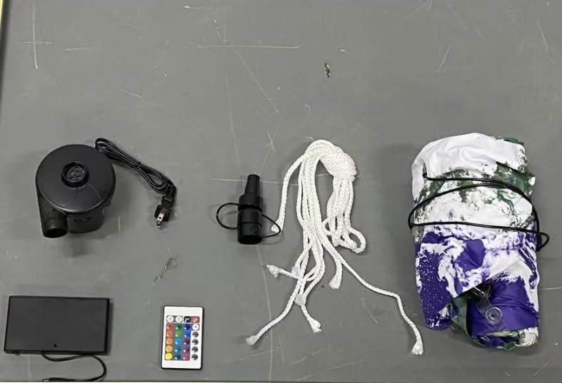 Vinfgoes 40'' Inflatable Sun, LED Planet Balloon for Educational Institution/Planetarium/Store/Club Decoration