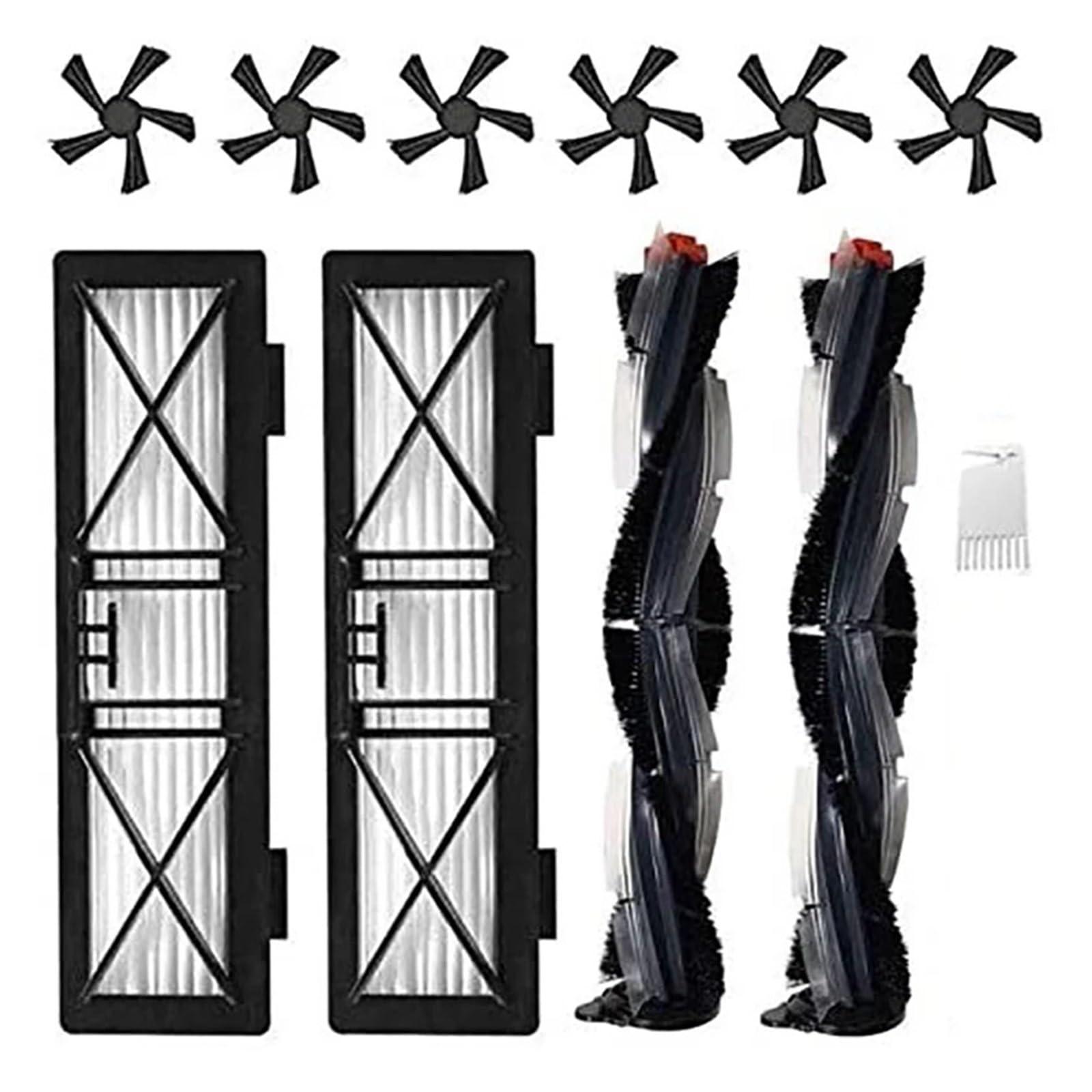 SteFik Replacement Parts. Compatible for Neato Botvac, D Series D3 D4 D5 D6 D7 D75 D80 D85 Robot Vacuum Cleaner Accessory Kit Brushes