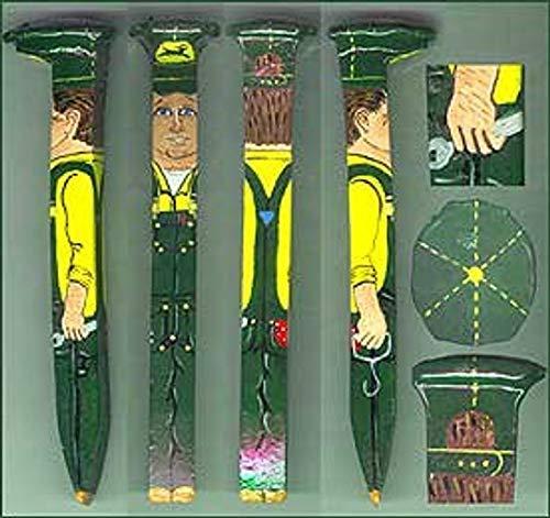 Generic Steel Railroad Spikes, set of 4