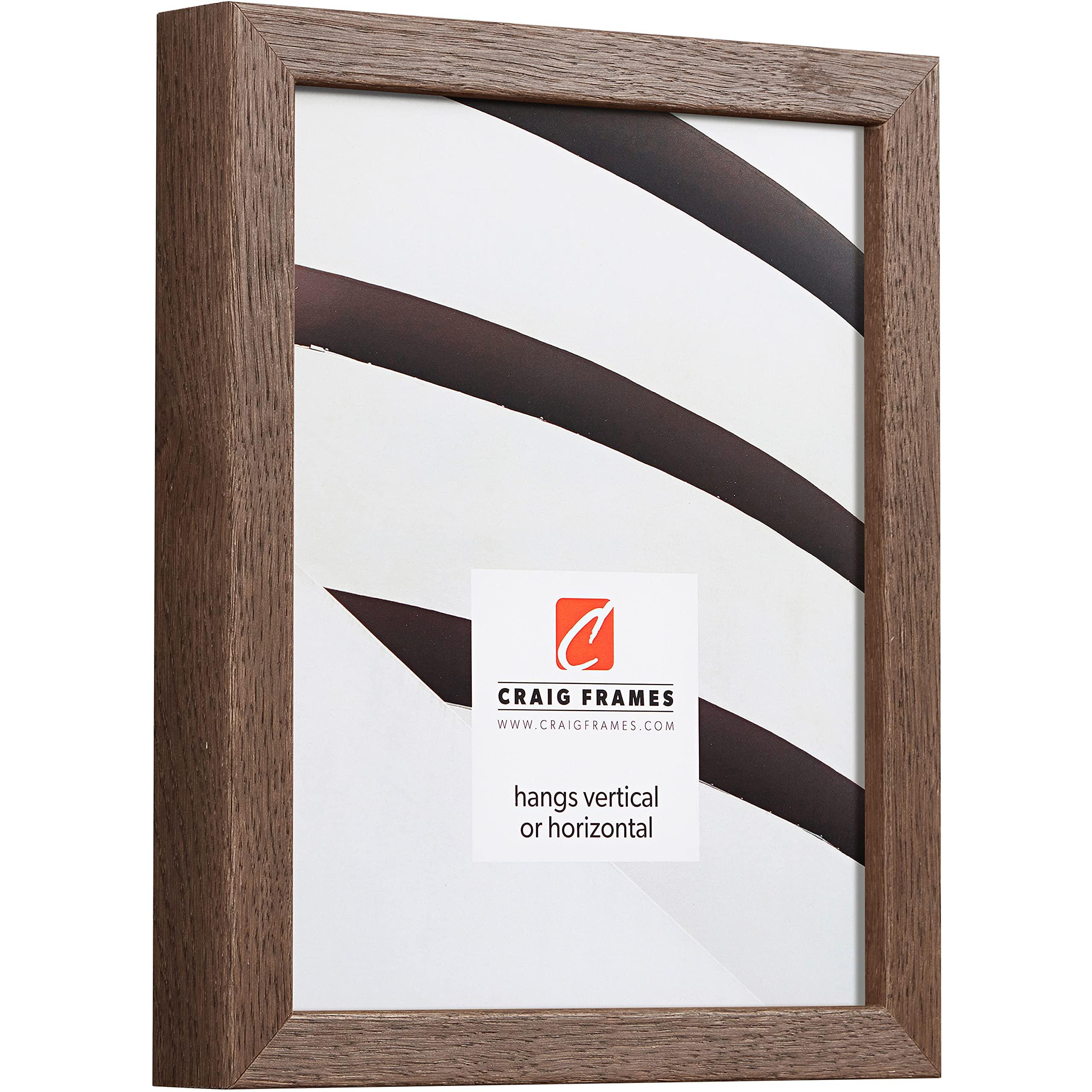 Craig Frames Craig Frames Farmhouse Essentials Tall Picture Frame, 4 x 6 Inch, Brown, Set of 4