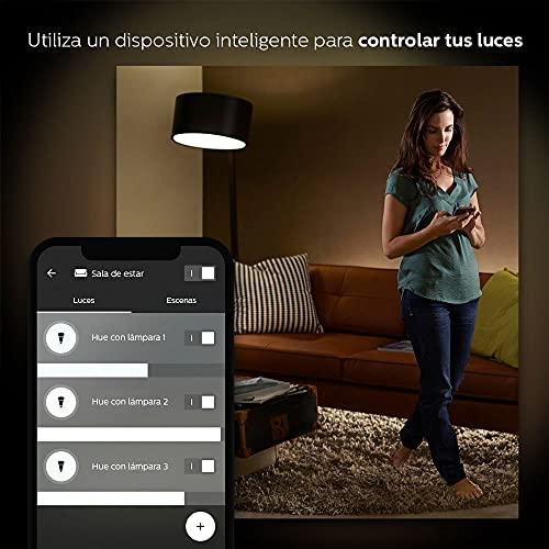Philips Hue Philips Hue 2-Pack White Ambiance BR30 60W Equivalent Dimmable LED Smart Flood Light (Works with Alexa Apple and Google Assistant) (466508)