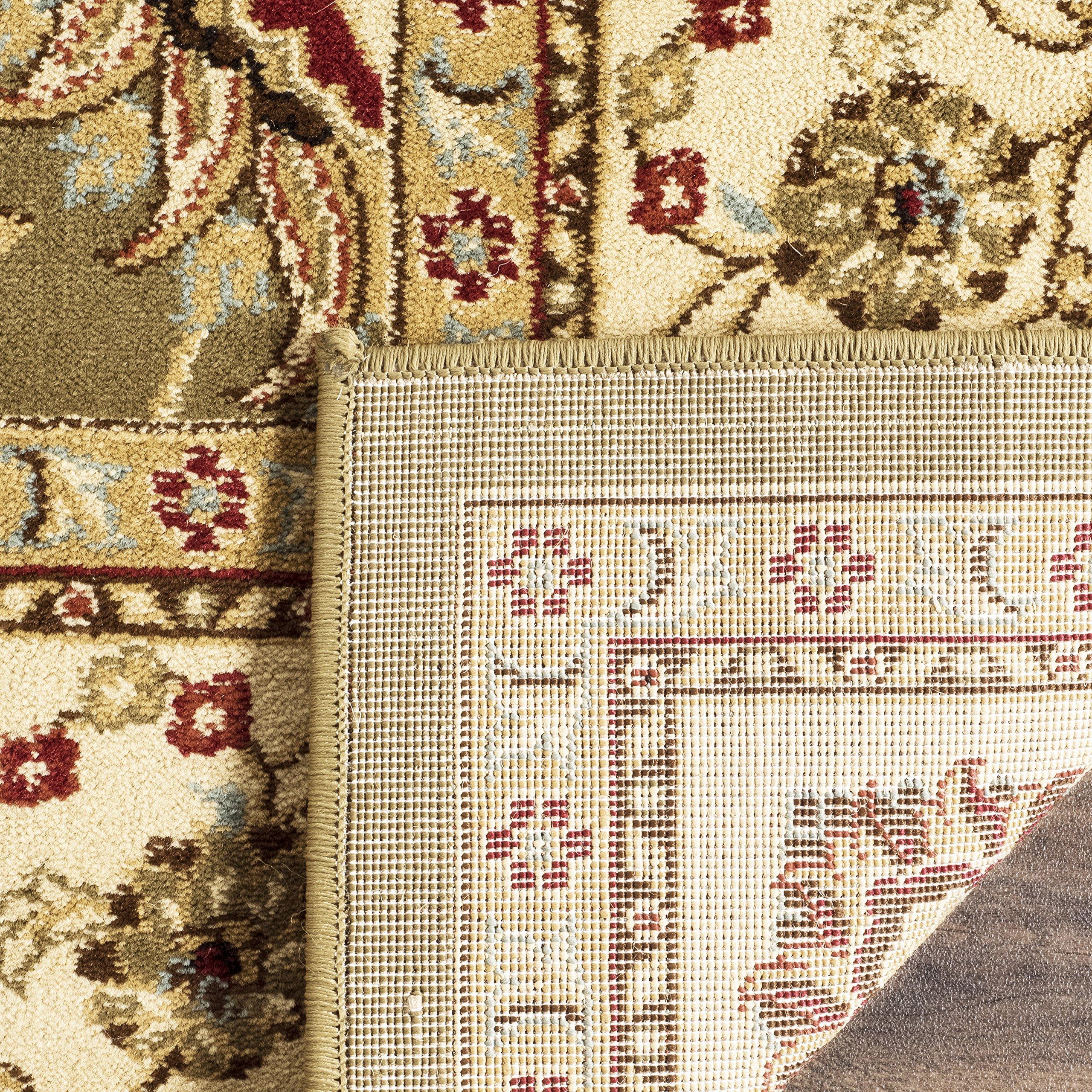 Safavieh SAFAVIEH Lyndhurst Collection Area Rug - 5'3" x 7'6", Green & Ivory, Traditional Oriental Design, Non-Shedding & Easy Care, Ideal for High Traffic Areas in Living Room, Bedroom (LNH553-5212)