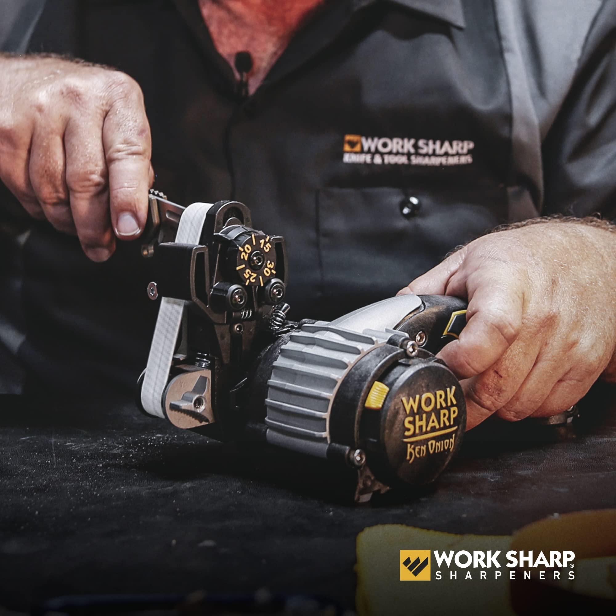 Work Sharp Work Sharp WSSAKO81120 Fine Grit Belt Kit, White/Grey for Ken Onion Edition