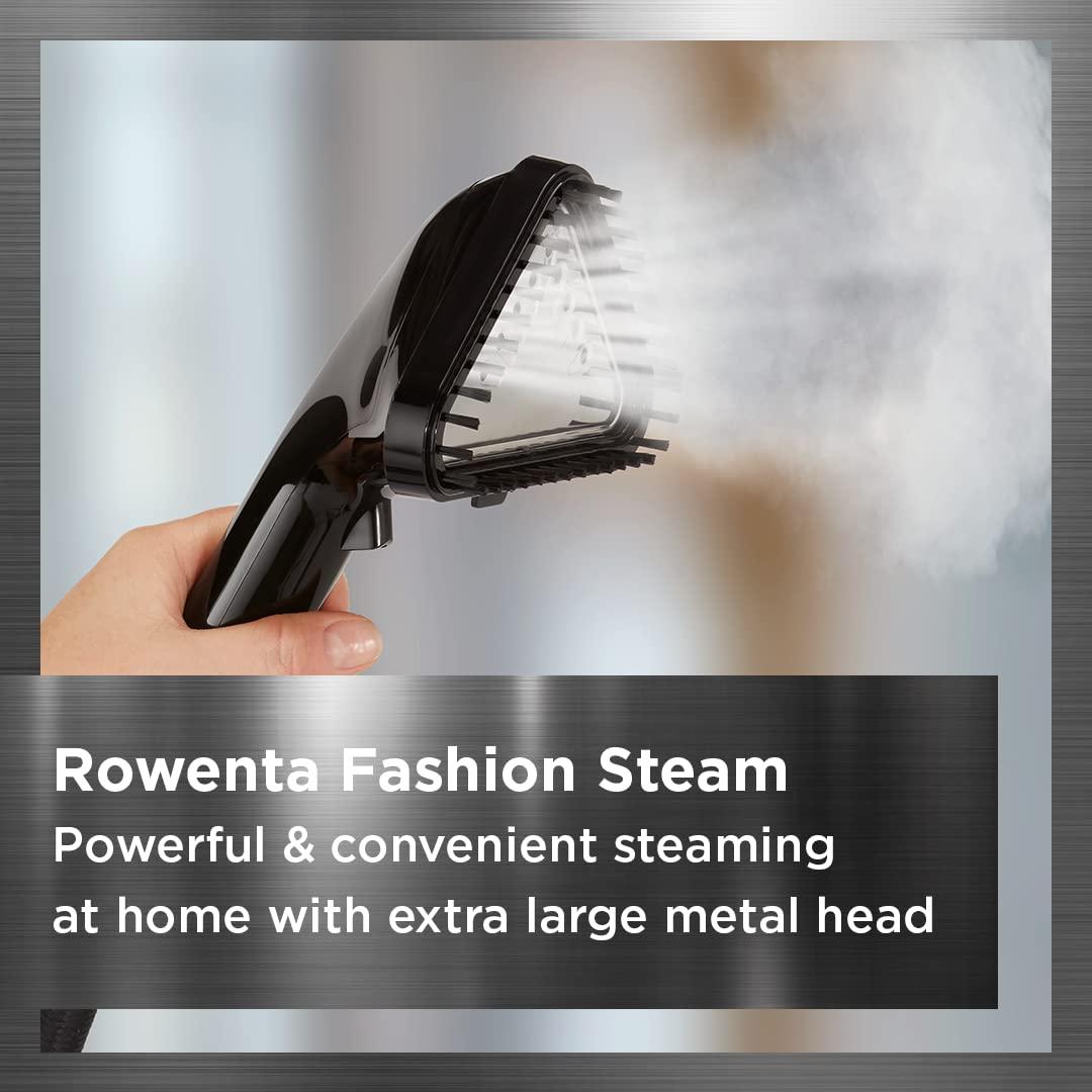 Rowenta Rowenta, Steamer for Clothes, Prostyle Full Size Steamer with Screen, 63 Inches, 51oz water tank capacity, 1500 Watts, Ironing, Clothes Steamer, Black Garment Steamer IS3440